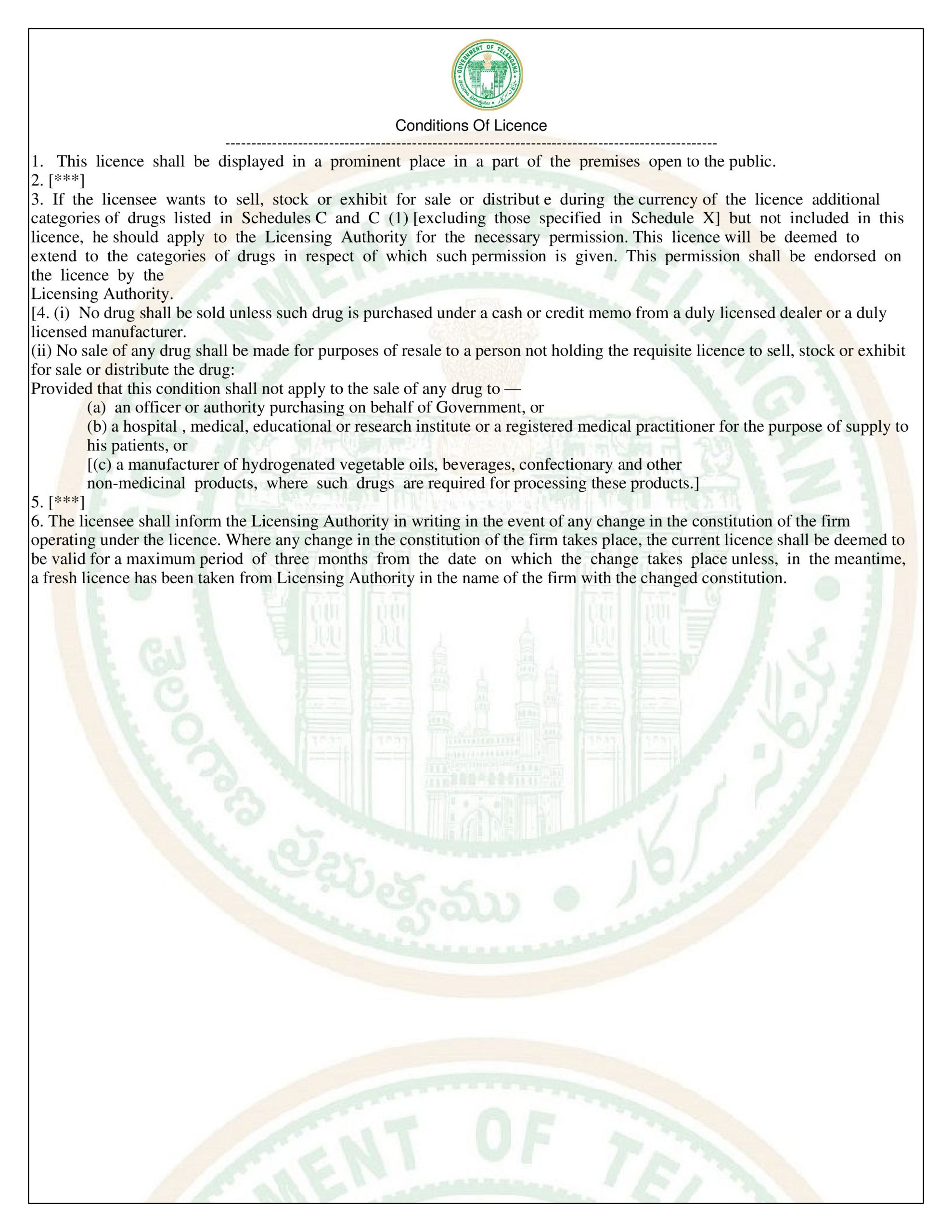 Wholesale Distribution License-Form 21B